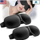 Travel 3d Eye Mask Sleep Soft Padded Shade Cover Rest Relax Blindfold