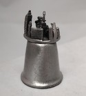 Vintage Pewter Thimble With New York Skyline  Made In Usa 