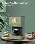 Amaste Drip Coffee Maker  Machine With 25 Oz Glass Matcha Green 