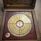 Vintage Chinese Feng Shui Compass Luo Pan Shanghai Lingzhi Antique Japan Jp