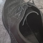 Baldi Men   s Black Leather Brogue Dress Shoes Lace-up Lace Eyelet Solid Us 11