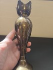 Vintage Brass Etched Vase 8 75  Made In India