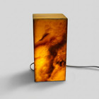 Valencia - Mexican Onyx Lamp - 100  Natural Calcite Rock From Mexico 12 5x6x6 