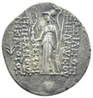 Greek  Seleucus Vi Nicator  96-94 Bc  Silver Tetradrachm Coin  Athena nike Rev 