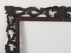 Antique Picture Frame Carved Wood 12 X 15