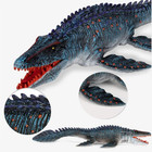 Jurassic Large Mosasaurus Dinosaur Toy Figure  13 4  Realistic Giant Sea Monster