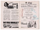 Henry Hull  cast Signed   a Little Evil  Betty Garde 1952 Flop Tryout Playbill