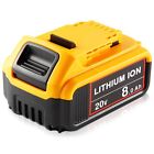 2pack Lithium Ion Battery For Dewalt 20v 20 Volt Max 8 0ah Dcb205 Dcb206 Dcb200