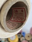 Lot 35  Sewing Thread Vintage Wood Spools - Talon   Coats   Clark   Mercerized 