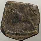 Ancient Celtic Oretani People 100bc-76bc Iberian Rare Coin Bull Crescent Genuine