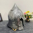 Helmet Medieval Steel Costume Larp Helmet Viking Armor Knight Halloween Gift