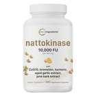 Nattokinase 10 000 Fu Per Serving  natural Natto Extract   240 Vegetarian Capsul