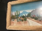 Vintage Landscape View Co  Tucson Arizona 3-d Desert Scene Diorama 13   x7   