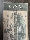 1864  5 Dollar Bill Csa Note Confederate States Of America Richmond 53142  0047
