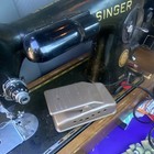 Singer 66 Vintage Original Black   Gold Domestic Sewing Machine W  Wood Case