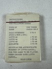 Vintage Card Game Lotto Sealed Never Opened