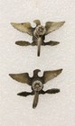 Wwii Sweetheart Jewelry 3291  Colonel Or Naval Captain Earrings  Pair