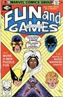 Fun And Games  11 Art Color Guide Splash Marvel Inhumans Black Bolt Medusa 1980