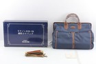  unused  Canon Eos 1n Camera Bag Navy H 33cm  W 43cm  D 20cm 1 8kg From Japan