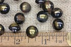 Old 50 Tacks Rustic Antique Brass Color 7 16    Dia Upholstery Nails Round Vintage