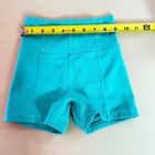 Jo jax Youth Girls Teal High Waisted Dance Activewear Shorts Size Ym 8-10