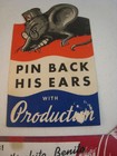 Original Wwii Propaganda Lot     Action Bond  Rat