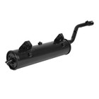 Muffler Silencer W dampener Fits Yamaha Kodiak 400 4wd Yfm400f 2000-2002