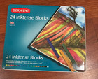 Derwent Inktense Blocks 24 Color Set Tin New 2013 New Old Stock   Free Grater
