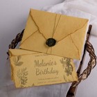 Leather Village 25 Packs 7x5 Inches Envelopes 200 Gsm Vintage Antique Printable