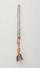Chinese Carnelian Owl Pendant Chip Necklace