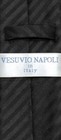 Vesuvio Napoli Necktie Vertical Stripes Solid Colors Skinny 2 5  Men s Neck Tie