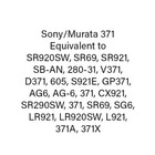  exp 10 2032  5pc Sony 371 370 Sr920w Sr920sw New Watch Battery Ships From Ca