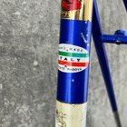 Vintage Atala Frame Set 58cm Columbus Steel Bike Campagnolo Dropout Blue Italy