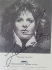 Lainie Kazan The Phil Program Caberet In The Pavilion February 2010 Autographed 