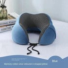 Memory Foam Travel Neck Pillow U Shaped Soft Cervical Support Cushion Airplane