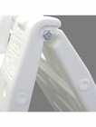 Plasticade Deluxe Signicade Portable Folding Double Sided Sign Stand - White