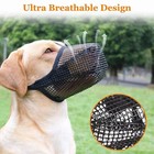 Pet Dog Muzzle Anti-lick Anti-biting Chewing Bark Licking Mouth Cover Mesh Mask