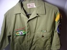 Boy Scouts Of America Uniform Shirt Patch Vintage W  Sewn On Patches