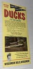 Ride The Ducks Wisconsin Dells Wi Boat Flyer Brochure Lake Delton Vintage Mcm