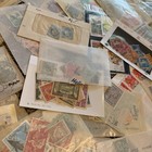No Us World Stamp Lot In Glassines Mint Used Overprint Vintage Estate Collection
