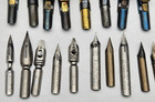 Vintage Pen Nibs Lot Of 56 Assorted Brands   Models - Calligraphy Fountain Dip