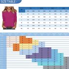 Women s V-neck 3 4 Sleeve Tops Casual Solid Color T-shirts Summer Daily Blouse 