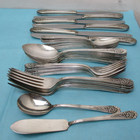  jubilee  Wm  Rogers Mfg  Co  Aa Silverplate Flatware Svc For 6  Total 46 Pieces