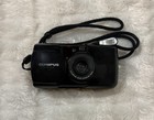 Olympus Stylus Zoom 35mm Point   Shoot Camera Waterproof Black W  Strap   Case