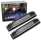 Smoked 6-led Amber Led Fender Flare Side Marker Lamps Smoked Lens Amber Led