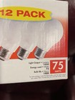Home Luminaire 75 Watt Soft White Light Bulbs 12count Non Led 12a19