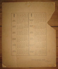 1888  Friends  Calendar  quakers   George Fox  Lithograph On Board
