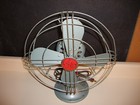 Antique Ge 12    Two Speed Oscillating Fan Model Fm12s41 Works Free Ship