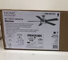 Home Decorators Baxtan 56 In  Indoor Led Brushed Nickel Ceiling Fan  remote
