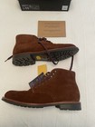 J crew Brown Suede Ankle Boots Lace-up Round Toe Men   s Us 11 Av246